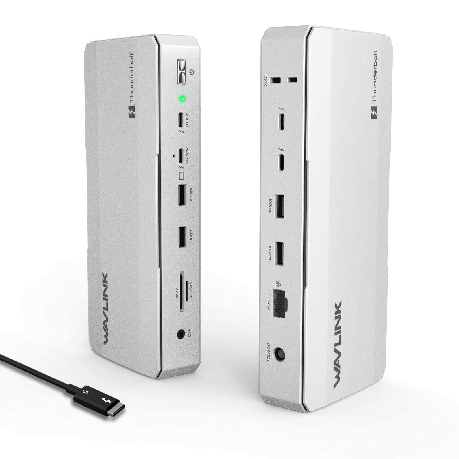Amazon.co.jp: WAVLINK Thunderbolt 5 ドッキングステーション 12-in-1